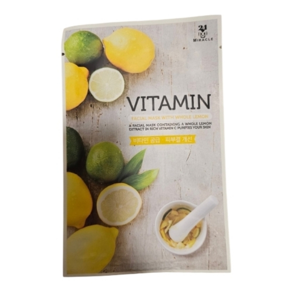 Miracle Vitamin Facial Mask with Whole Lemon 1 Pices